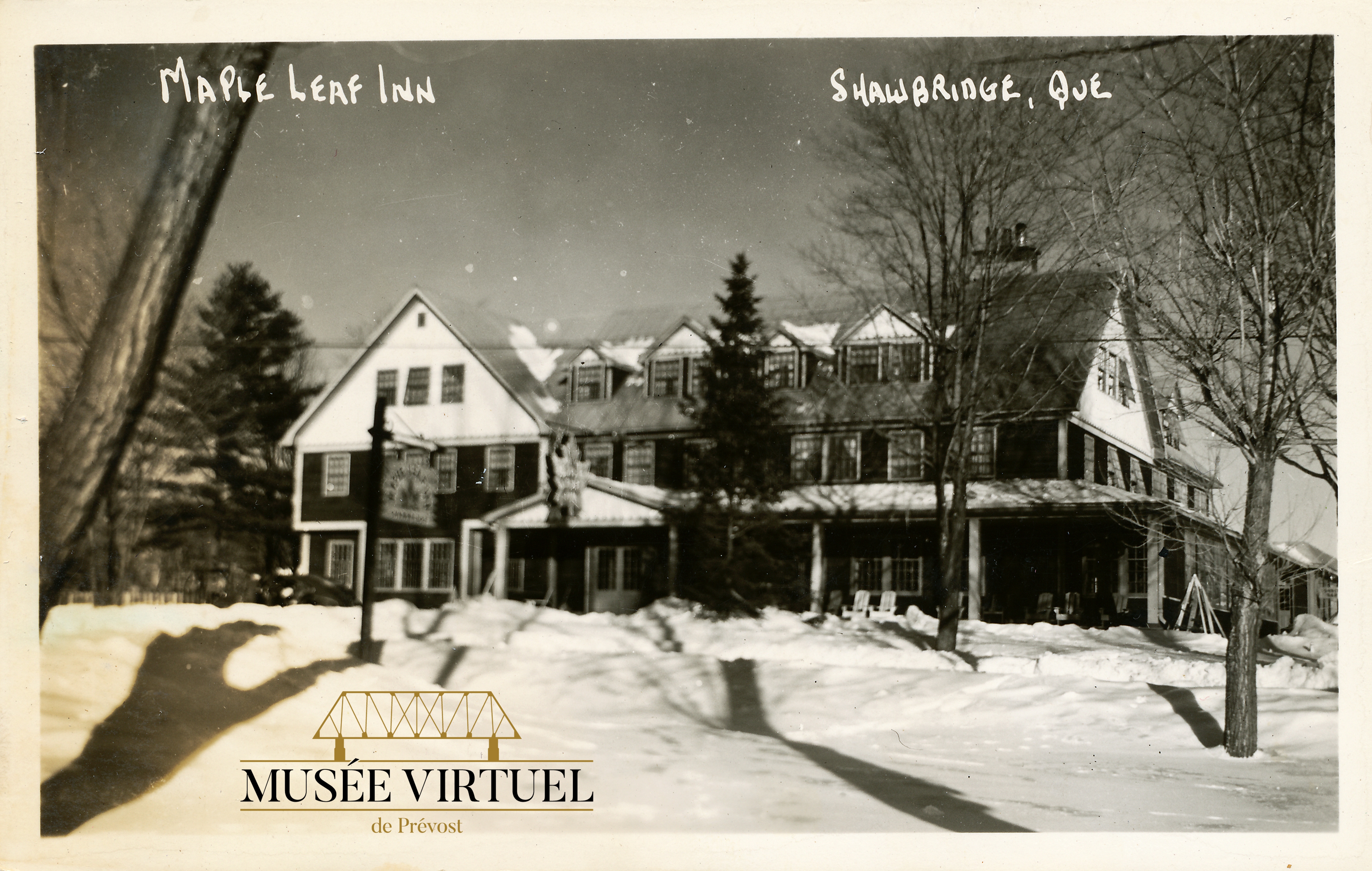 1. Maple Leaf Inn, vers la fin des années '30 - Collection de Guy Thibault