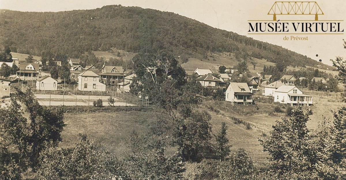 Vue sur le Vieux-Prévost vers 1930 - Collection de Guy Thibault