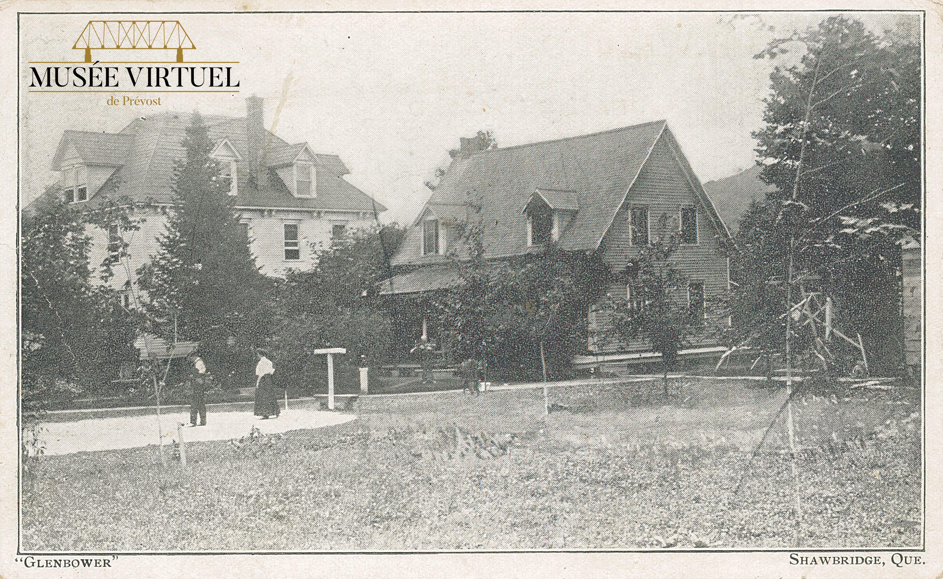 2. Maison aux 7 lucarnes à gauche vers 1920 - Collection de Sheldon Segal