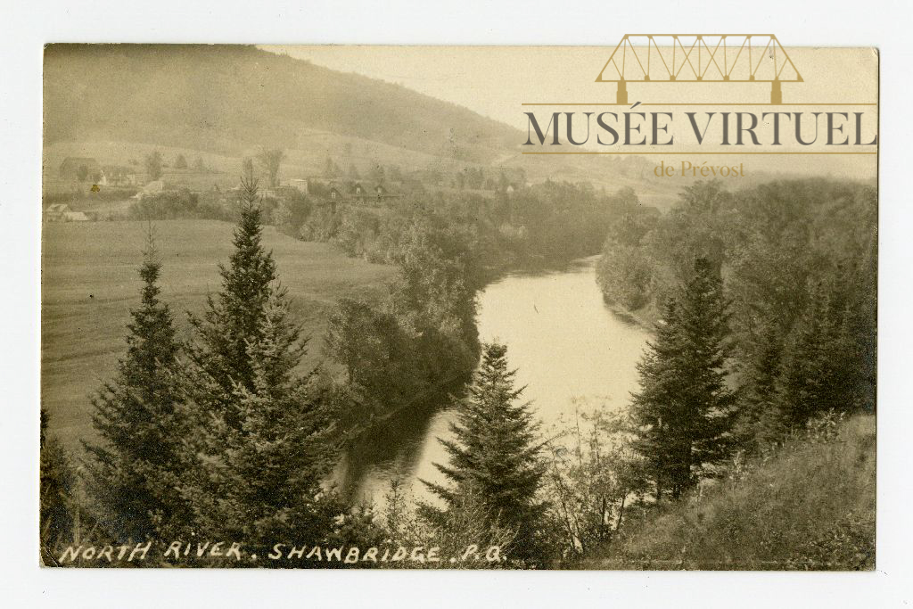 8. Rivière du Nord au niveau du Vieux-Prévost vers 1924 - Collection de Bibliothèque et Archives nationales du Québec