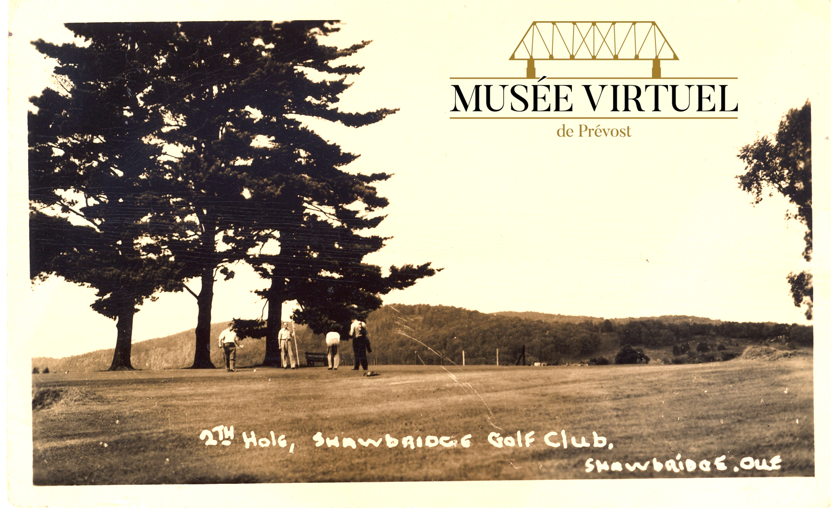 3. Le Shawbridge Golf & Country Club au 2e trou vers les années 1900 - Collection de Benoit Guérin
