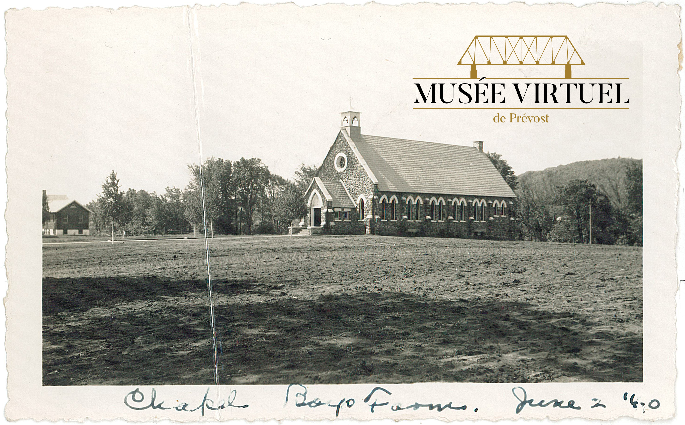La chapelle du Boy's Farm le 15 juin 1940 - Collection de Sheldon Segal