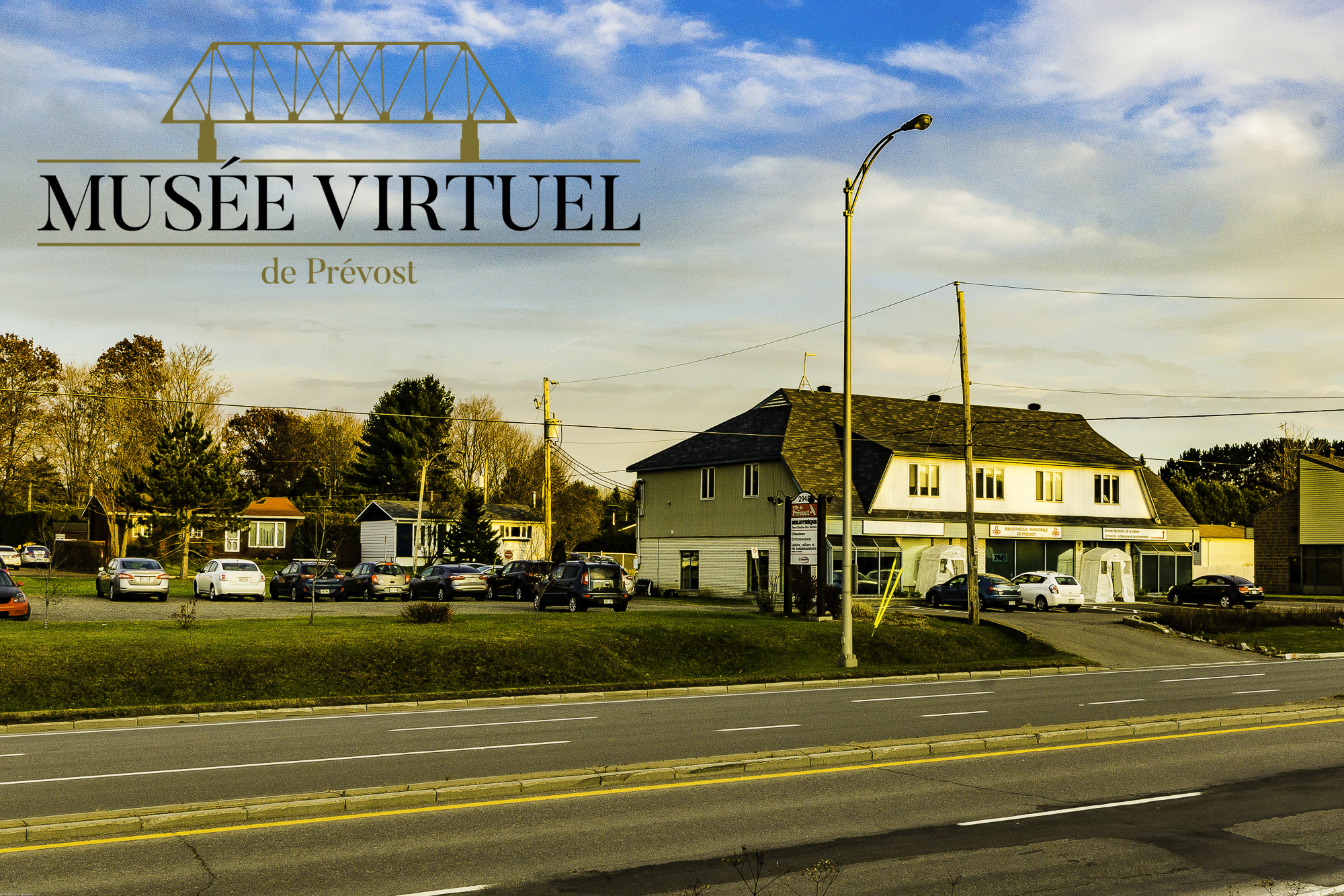 Bibliothèque Jean-Charles-Des Roches en 2016 - Collection de la Ville de Prévost - © Gaston Bessette