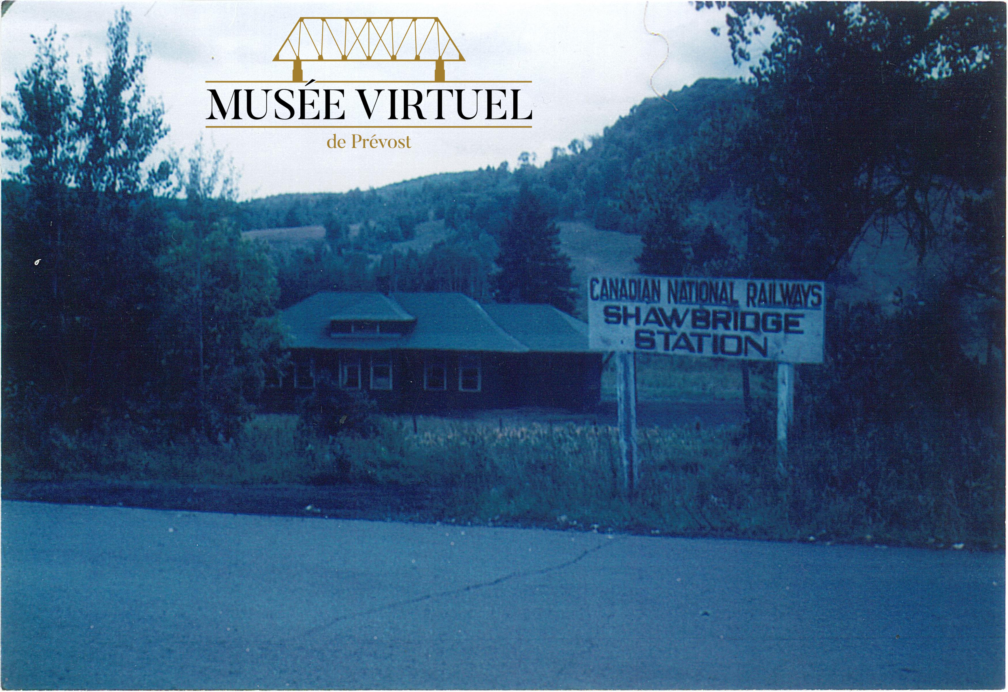 13. Gare du C.N. vers les années 1960 - Collection de la Ville de Prévost