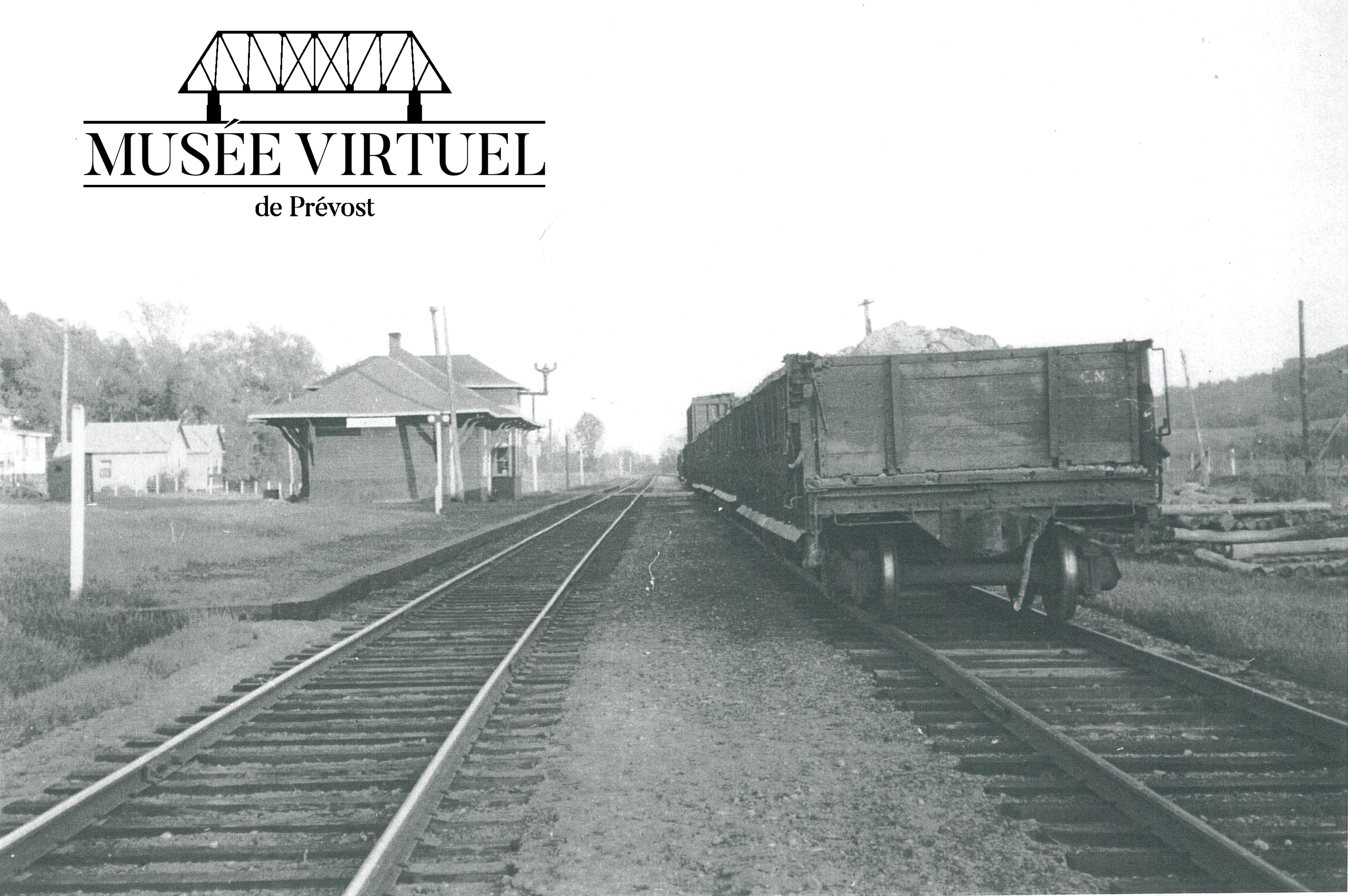 10. La gare du C.N. de Shawbridge avant 1950 - Collection de Rémi Paquin