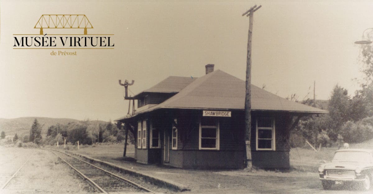 Gare du C.N., vers les années 1900 - Collection de Guy Thibault