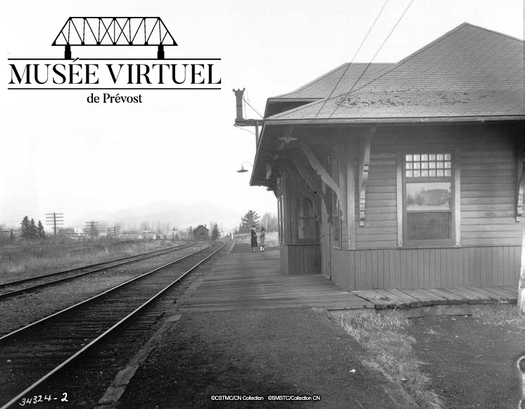 7. Gare du C.N. à Shawbridge dans les années 1930 - Collection du Canadien National