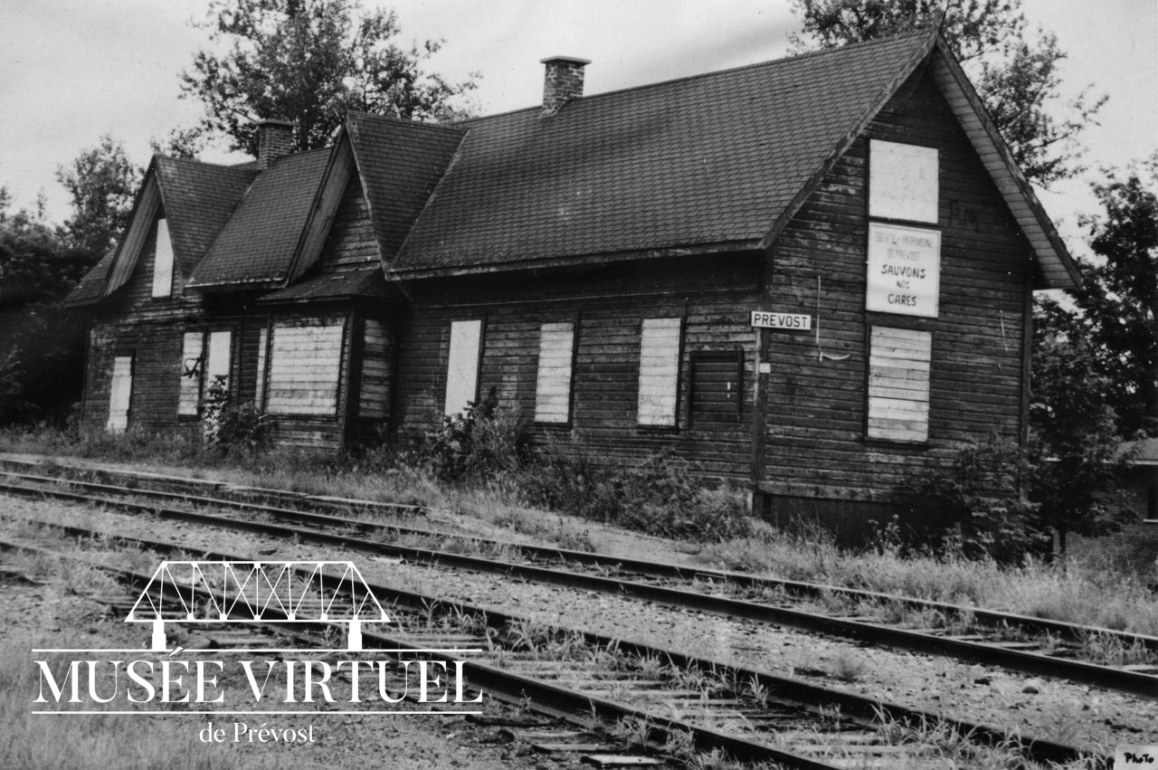 10. Gare du C.P. de Shawbridge fermée vers 1985 - Collection de Benoît Guérin