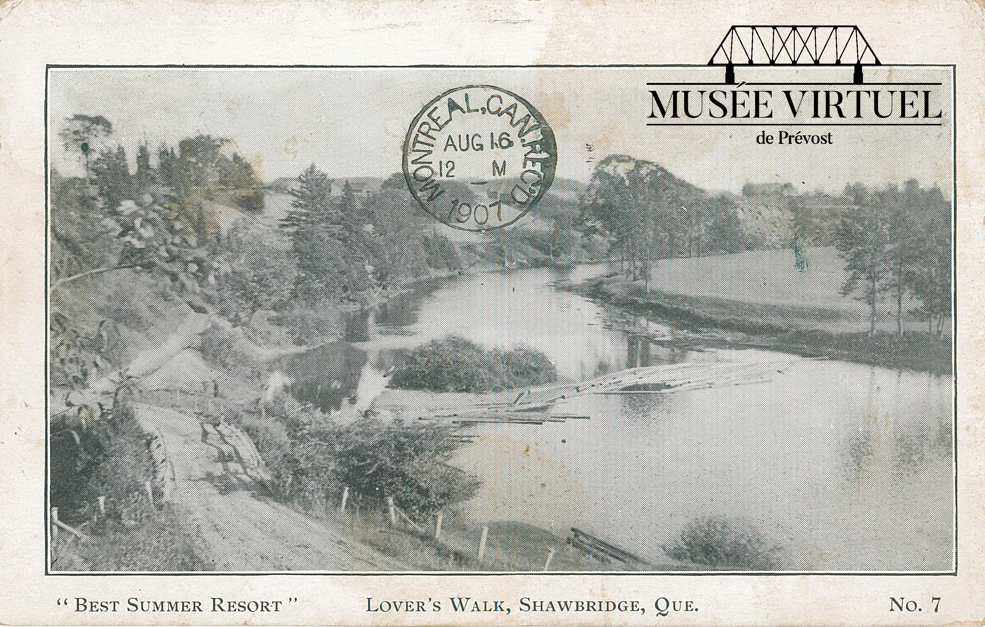 1. Rivière du Nord vers 1907 - Collection de Sheldon Segal