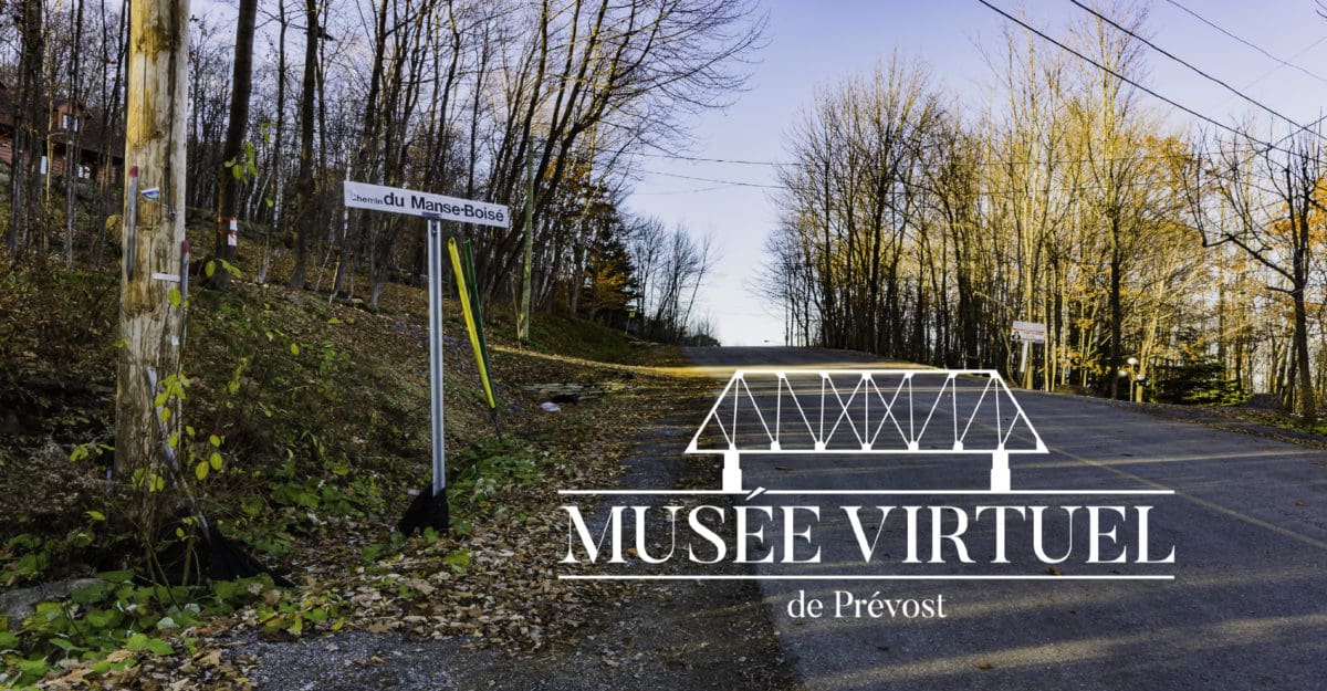 chemin du Manse-Boisé, en 2016 - Collection de la Ville de Prévost - © Gaston Bessette