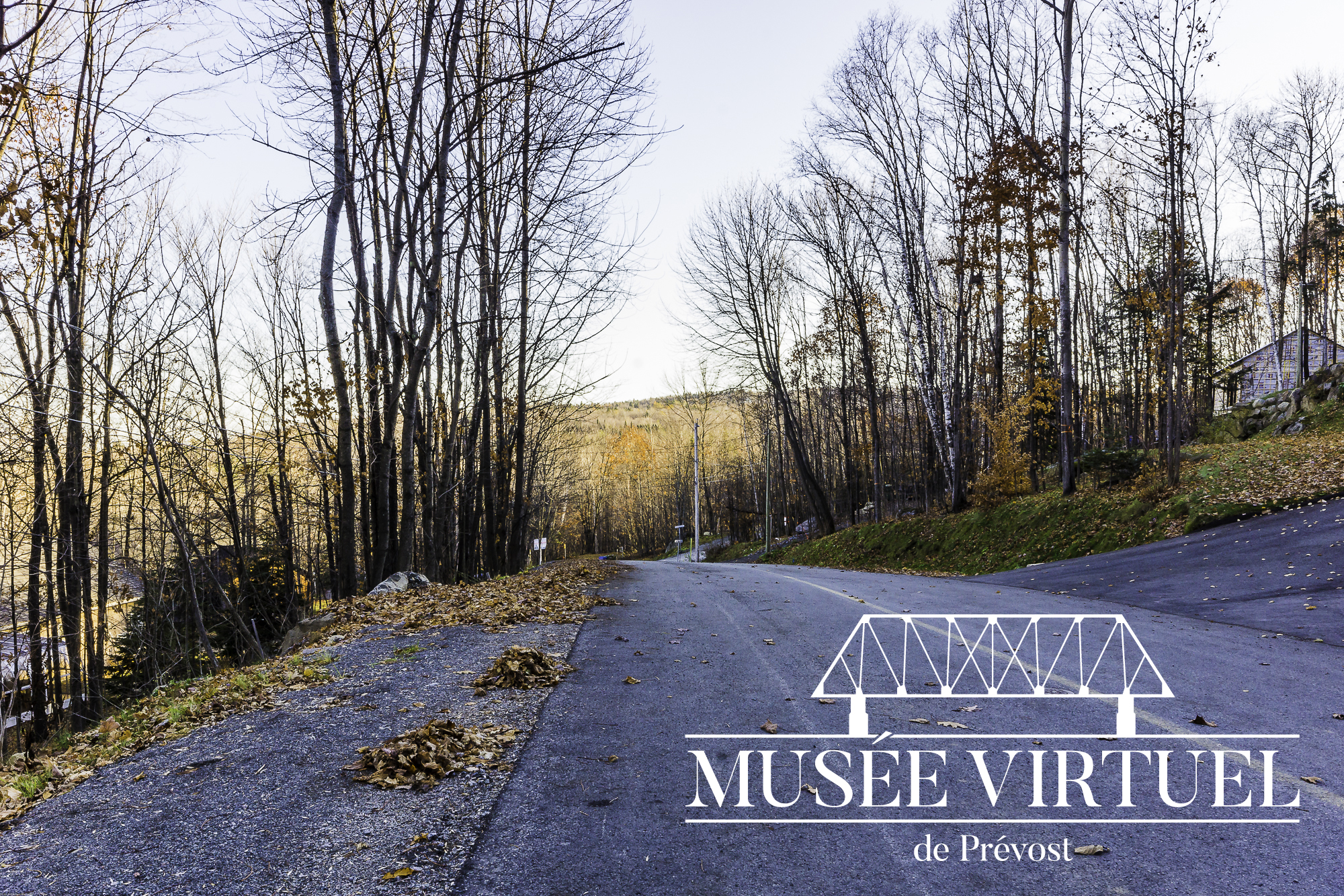 chemin du Manse-Boisé en 2016 - Collection de la Ville de Prévost - © Gaston Bessette