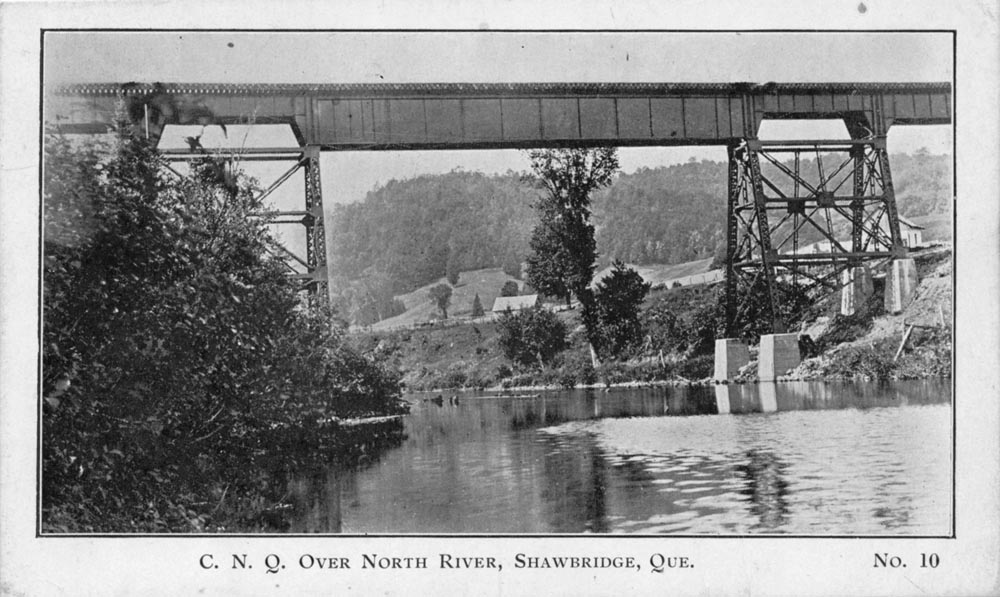 5. Pont du Canadian Northern Quebec (plus tard le Canadien National) 1906-1907 - Collection de Marc Gabriel Vallières