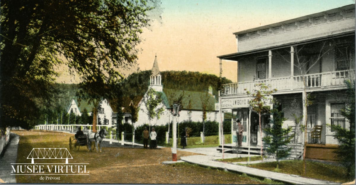 Magasin général Boyd's, vers 1910 - Collection de Guy Thibault - © Valentine & Sons