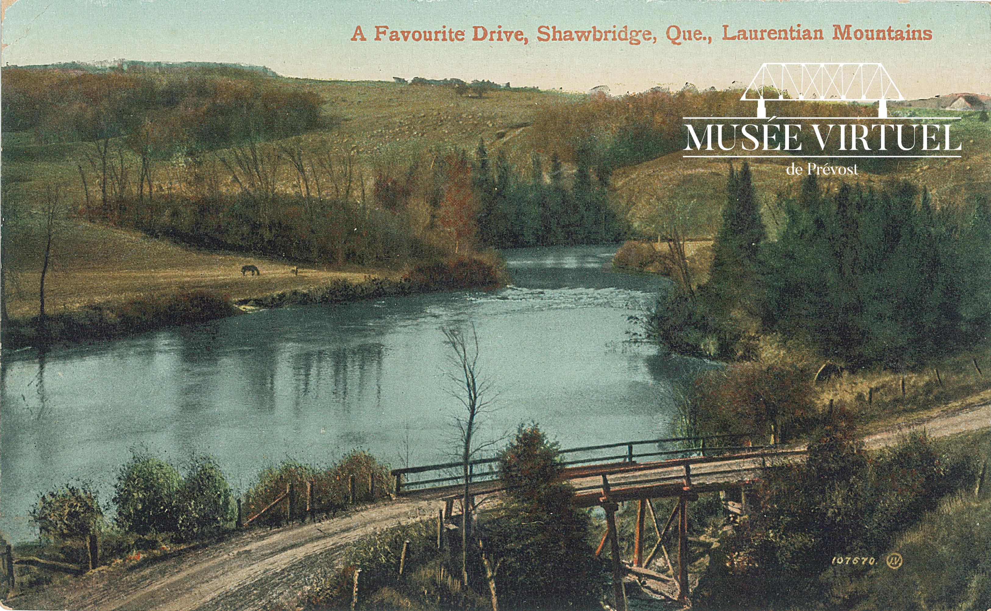 5. Rivière du Nord vers 1910 - Collection de Sheldon Segal - © Valentine & Son