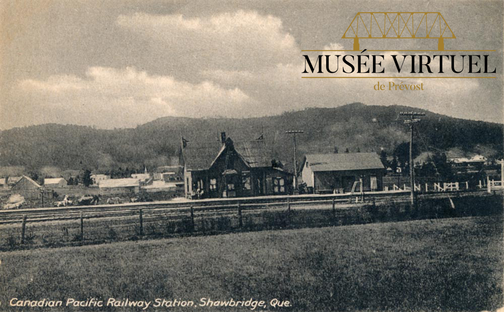 3. Gare du C.P. de Shawbridge vers 1930 - Collection de Marc Gabriel Vallières - © A. Beaulieu