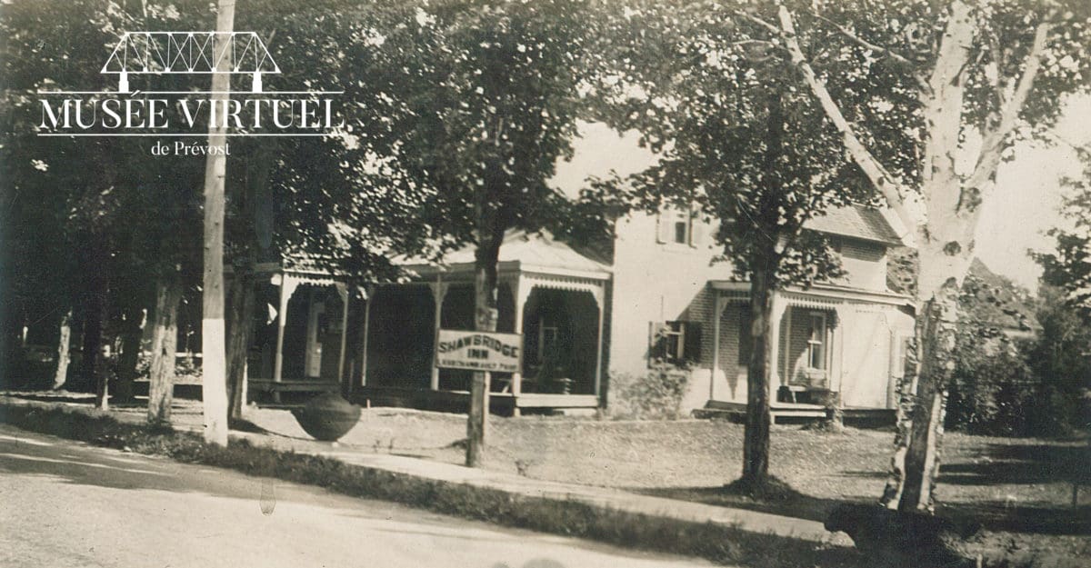 Shawbridge Inn, vers 1934, situé tout près du Maple Leaf Inn - Collection de Guy Thibault
