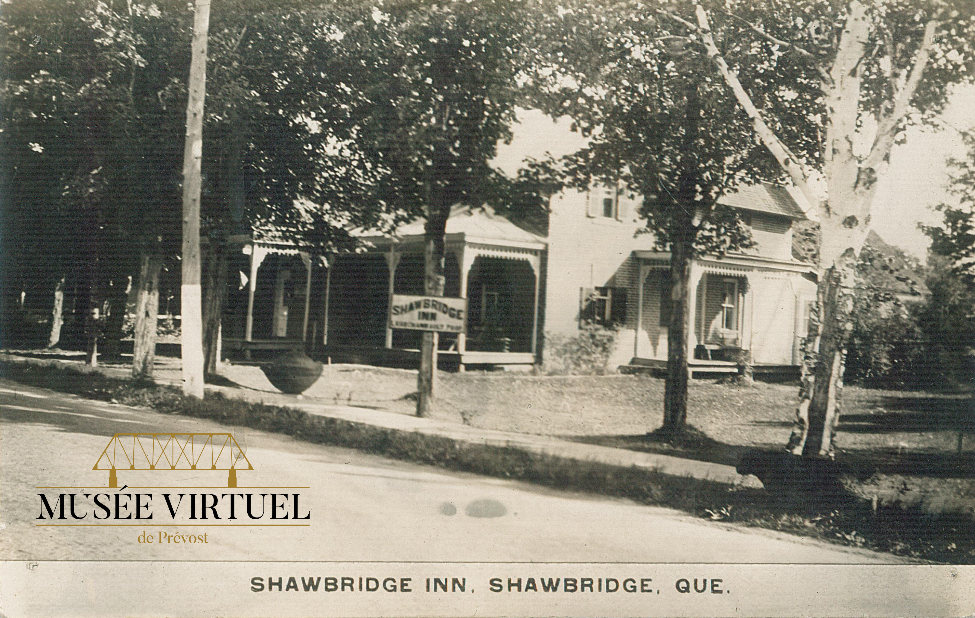Shawbridge Inn vers 1934, situé tout près du Maple Leaf Inn - Collection de Guy Thibault