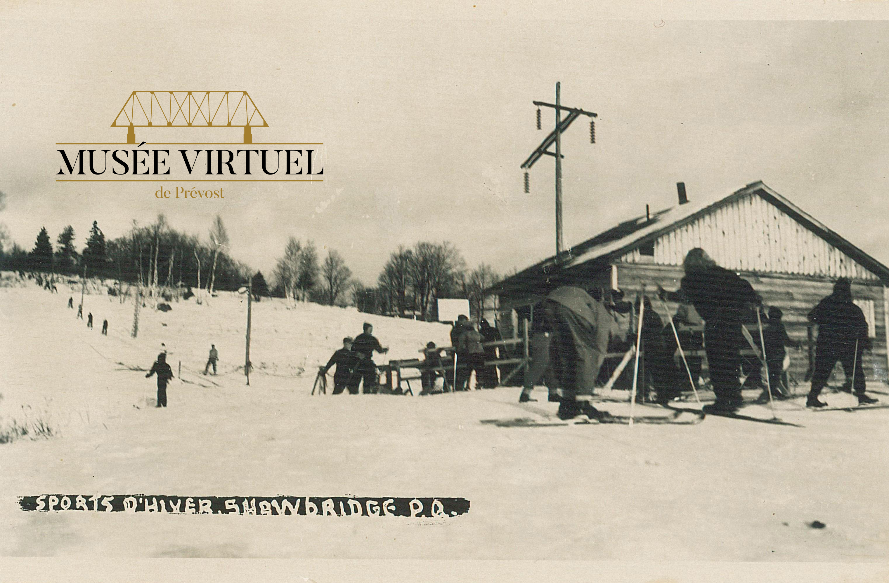 3. Sports d'hiver au Maple Leaf à Shawbridge vers la fin des années '30 - Collection de Sheldon Segal