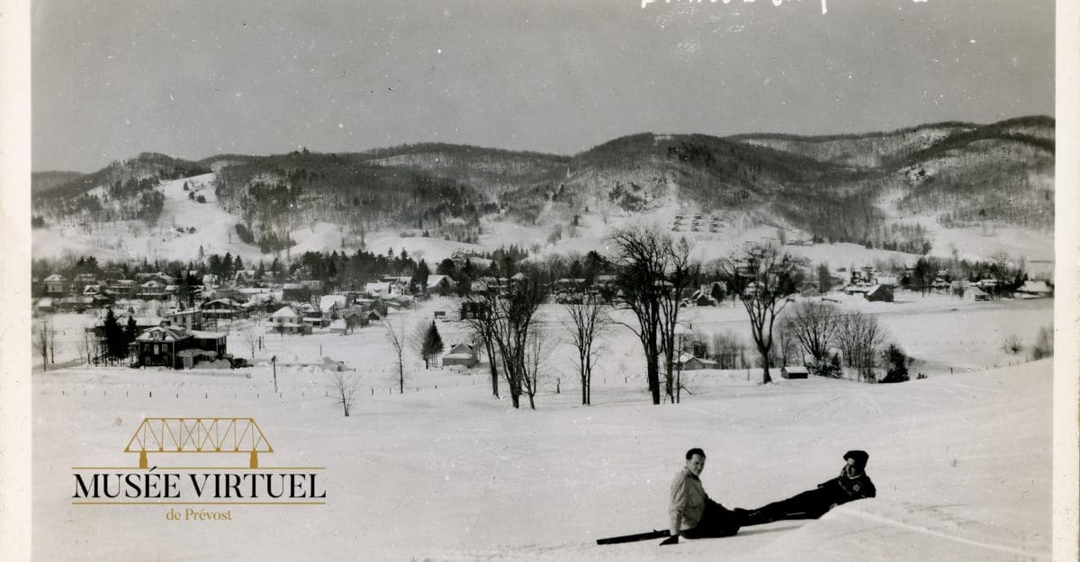 1. Côte à Beaulieu ou Côte Maple Leaf, sur l'emplacement actuel des rues Bealieu, du Cap et Verseaux - Collection de Guy Thibault