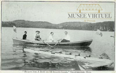 14. Lac Écho vers 1940 - Patrimoine des Laurentides Cyber Magazine