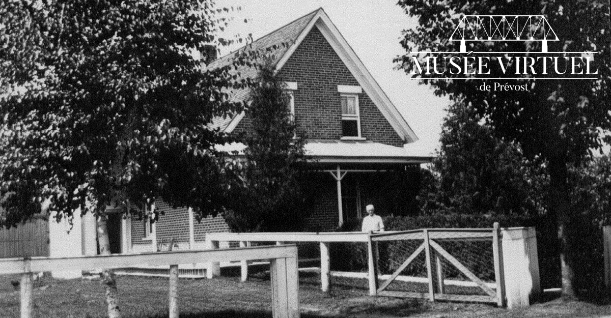 Strathcona Cottage, qui était située au 1277, rue Principale, vers 1911 - Collection de Benoît Guérin