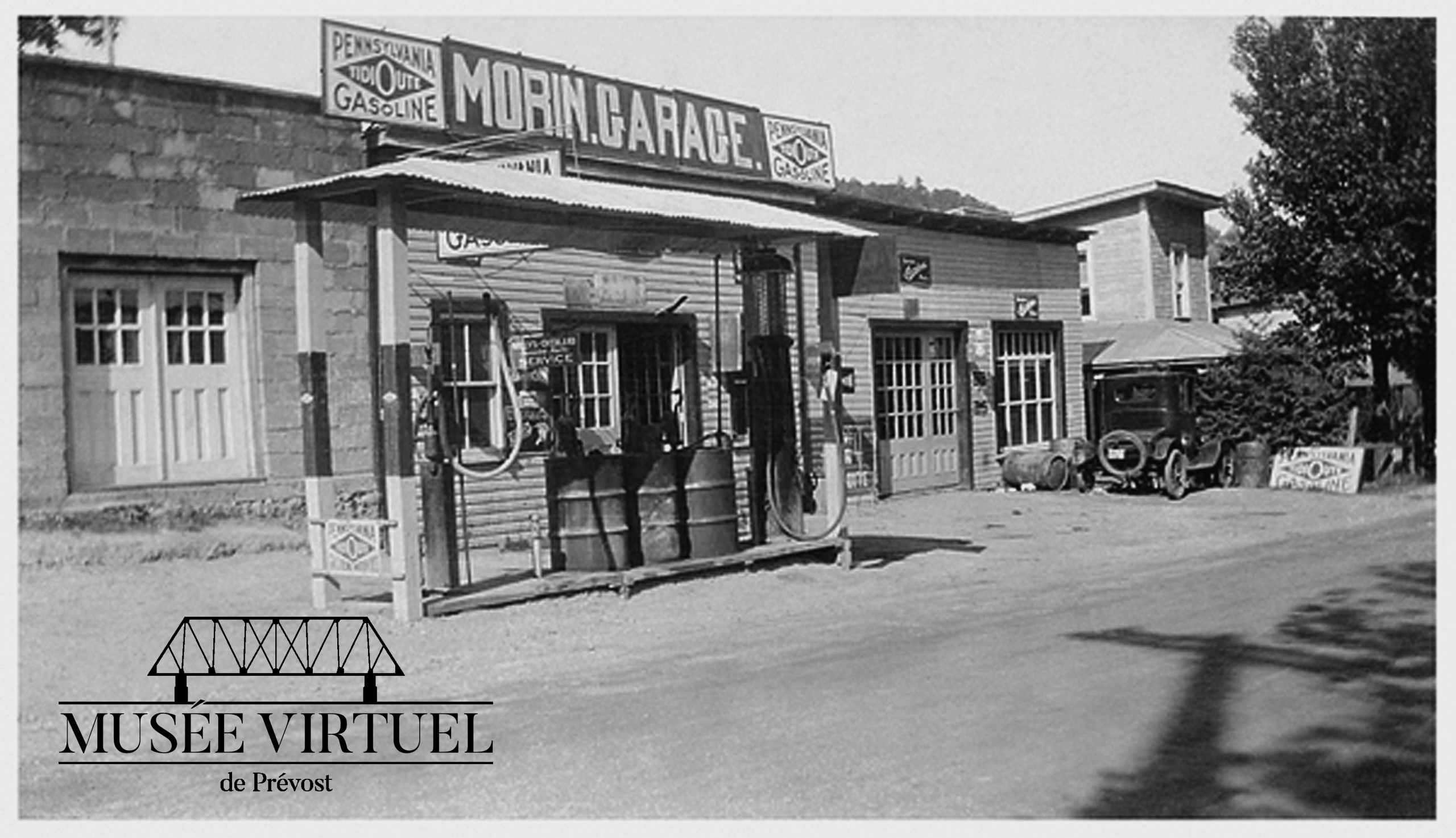 2. Garage Morin vers 1930 - Collection de la famille Morin