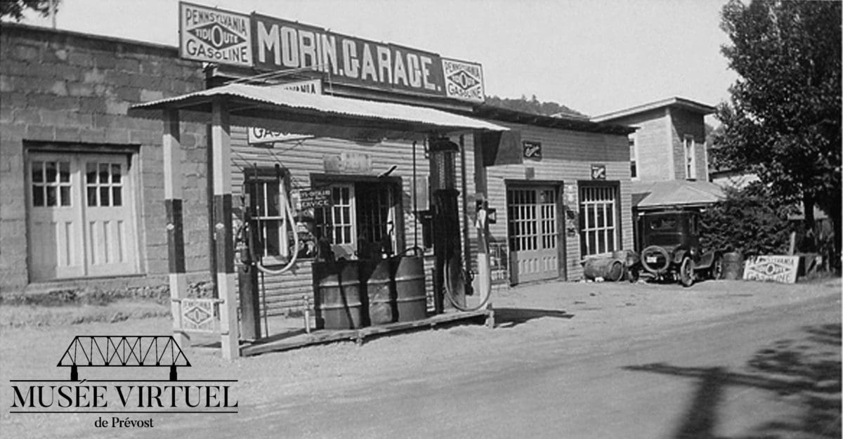 Garage Morin,vers 1930 - Collection de la famille Morin