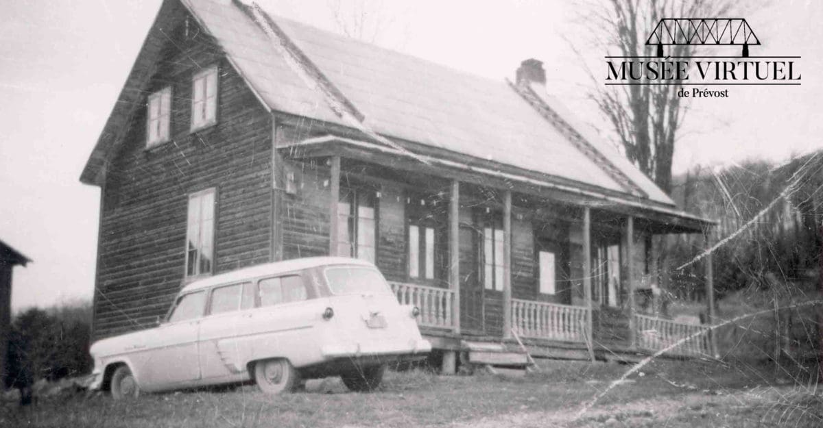 Maison Brosseau en septembre 1955 - Collection de la famille Brosseau