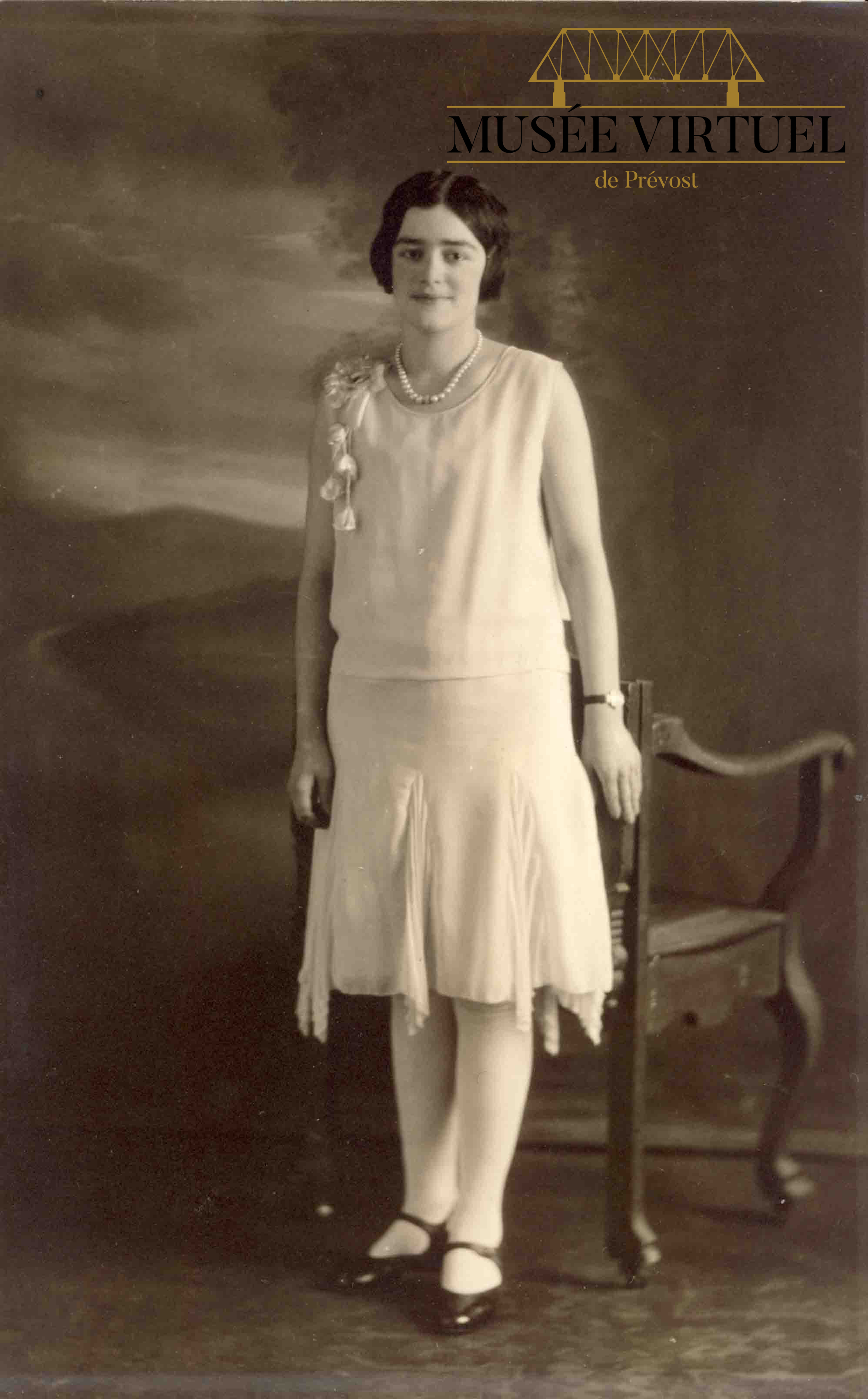 15. Juliette Lecours, soeur de Délicia (femme d'Isaïe) en 1929 - Collection de la famille Brosseau