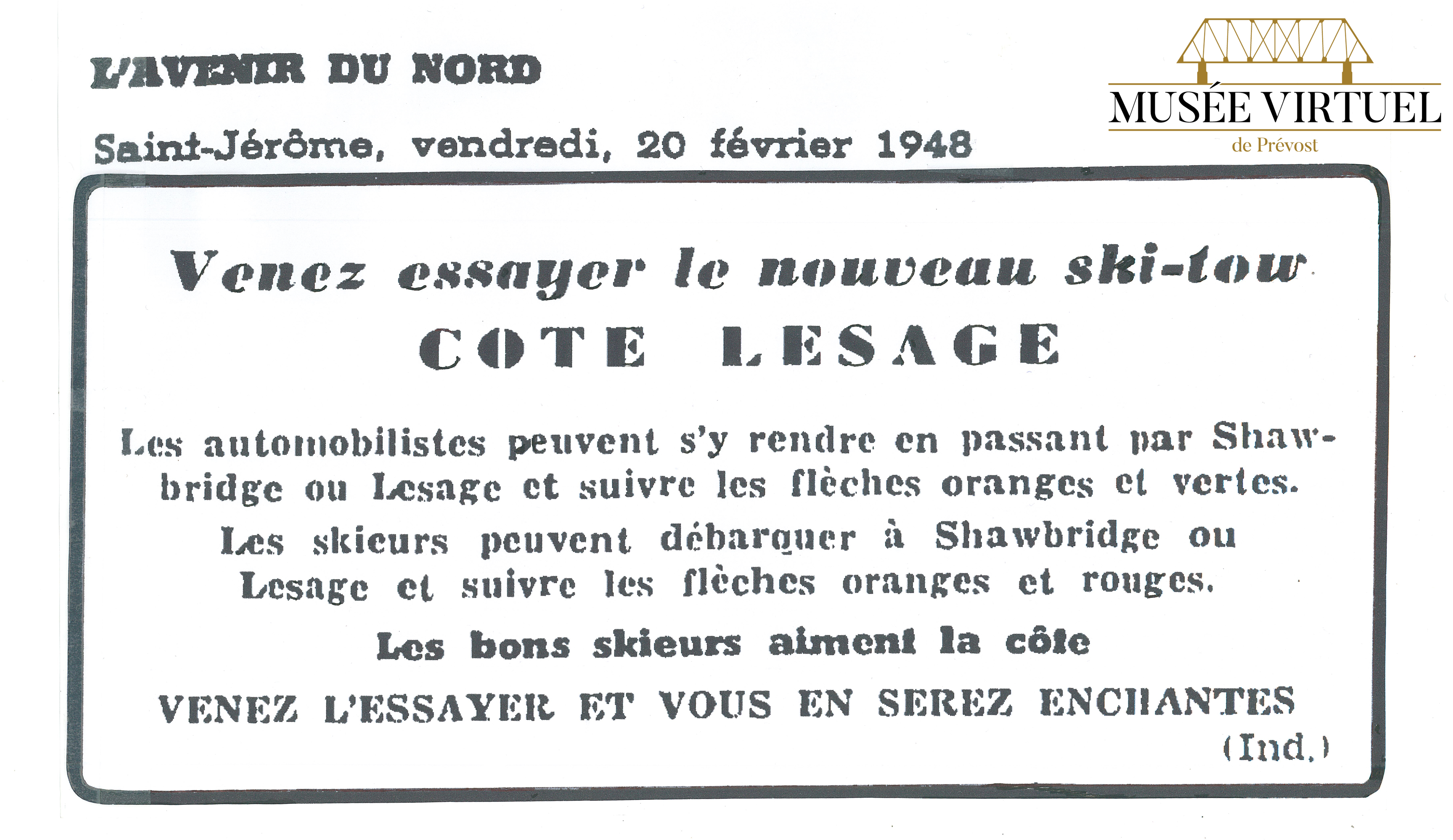 31. L'Avenir du Nord - 20-02-1948