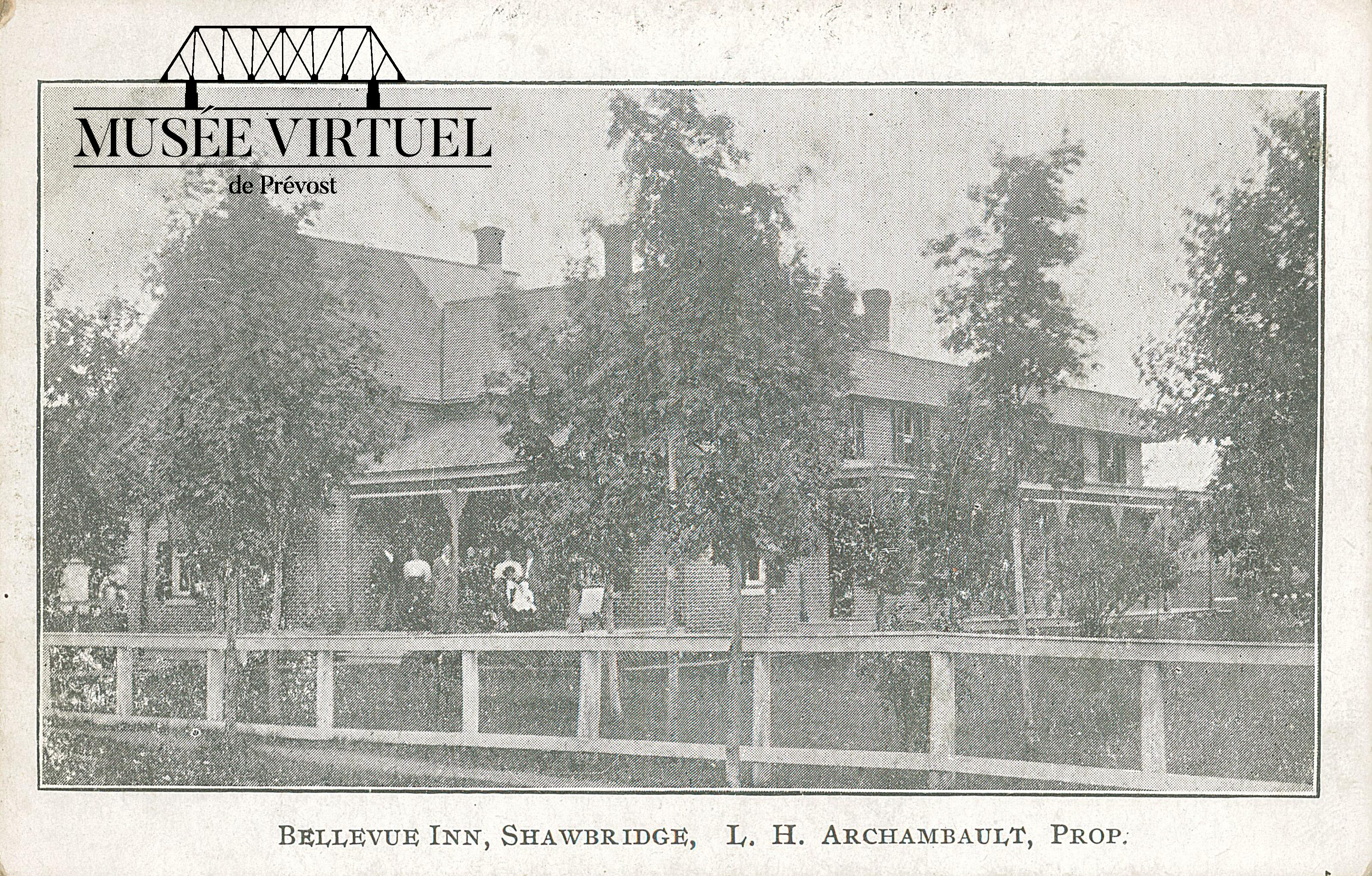 Bellevue Inn avant 1919 - Collection de Sheldon Segal