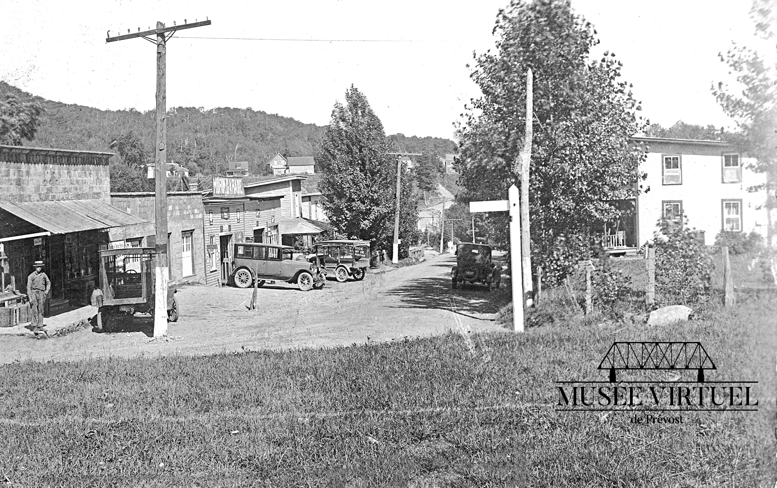 5. Route Nationale du côté du Vieux-Prévost entre 1935 et 1940 - Collection des Éditions GID