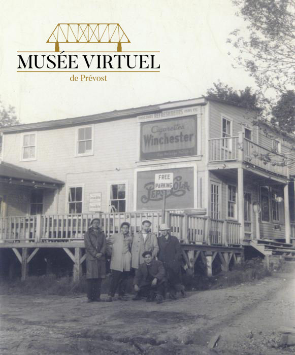 1. Devant le magasin général Bishinsky vers 1940 - Collection du Canadian Jewish Heritage Network