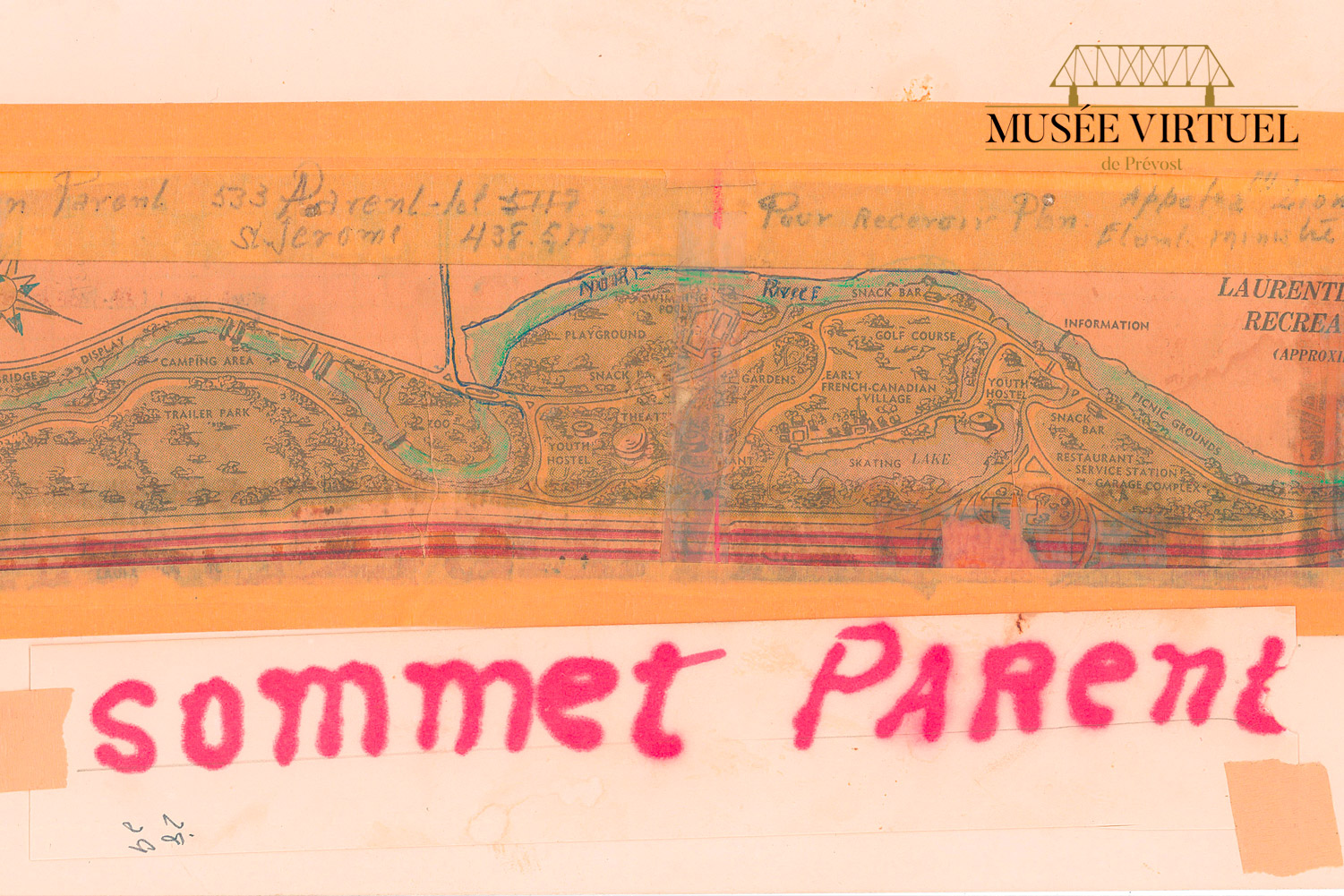 3. Projet d’aménagement d’un parc avec l’autoroute - Collection Luc Parent