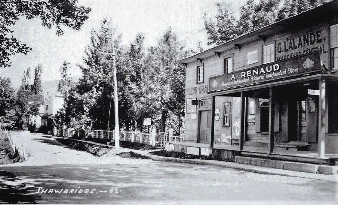 Magasin Aldéric-Renaud, vers 1935; Courtoisie Denis St-Onge