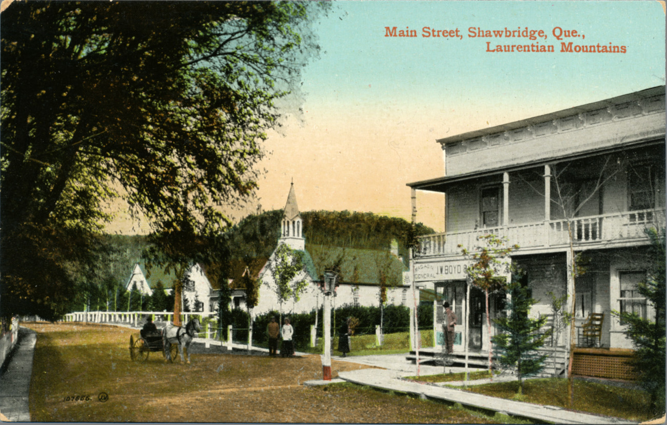 Magasin général Boyd's vers 1910 - Collection Guy Thibault - © Valentine & Sons